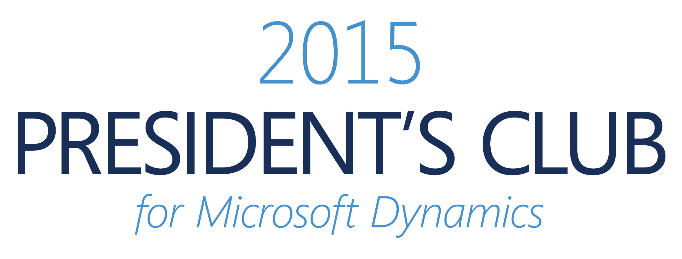 2015 PRESIDENT'S CLUB FOR MICROSOFT DYNAMICS