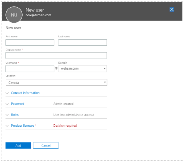 How to Create a User in the Office 365 Admin Portal - WebSan Solutions Blog