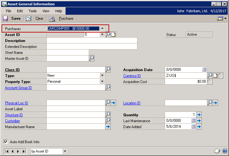 fixed assets