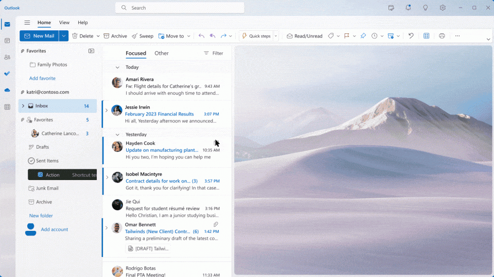 Outlook Integration
