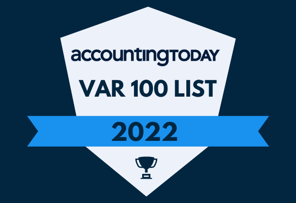 Accounting Today's 2022 Var 100 List Award Image