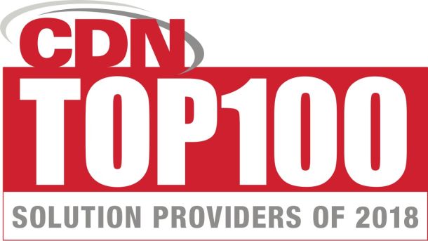 CDN Top 100 Solutions Provider 2018 Award Image