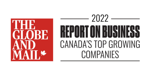 2022 Canada's Top Growing Companies Award Image