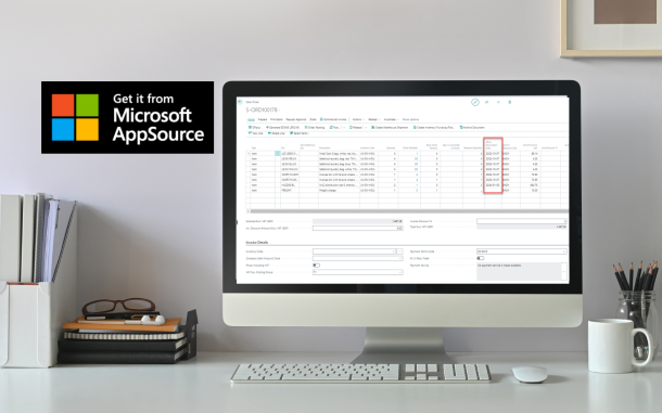 Image of computer on desk displaying the Reservation Enhancer app
